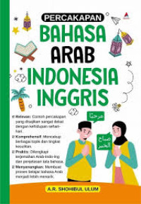Image of Percakapan Bahasa Arab Indonesia Inggris